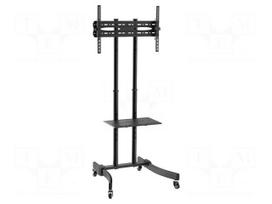 Holder: wall mounting | monitor,TV | free-standing handle | 40kg