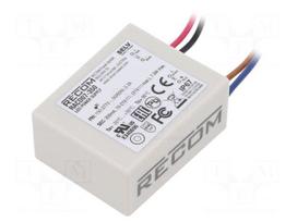 Power supply: switching | LED | 7W | 10÷20VDC | 350mA | 90÷295VAC | IP67