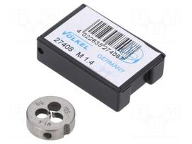 Threading die | M1,4 | 0.3 | Ø: 16mm | Thk: 5mm | high speed steel | 6g