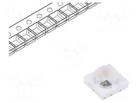 IR transmitter | 830÷850nm | transparent | P opt: 280÷450mW | 120°