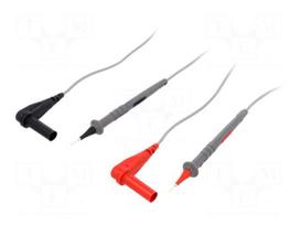 Test lead: kit | probe tip x2,angular banana plug 4mm x2 | Len: 1m