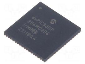 IC: dsPIC microcontroller | 256kB | 32kBSRAM | QFN64 | DSPIC | 0.5mm