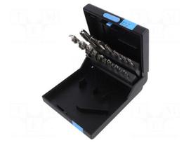 Tools set: taps | plastic box | Holder: machine | 14pcs.