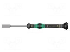 Screwdriver: precision | 6-angles socket | HEX 6mm