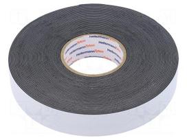 Tape: self-amalgamating | black | 19mm | L: 9.1m | Thk: 0.76mm | max.90°C
