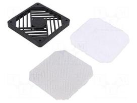 Guard | 92x92mm | screw | Holes pitch: 82.5mm | Material: polyester