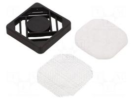 Guard | 60x60mm | screw | Holes pitch: 50mm | Cover material: plastic