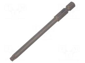 Screwdriver bit | Torx® | TX25 | 1/4" | Overall len: 90mm