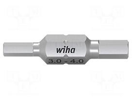 Screwdriver bit | hex key | HEX 3mm,HEX 4mm | 10pcs | double