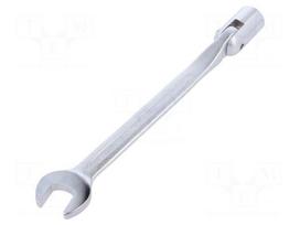 Wrench: combination swivel head socket | with joint | 17mm