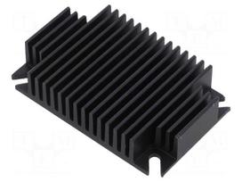 Heatsink: extruded | grilled | TO218,TO220 | black | L: 36.8mm | 2.1°C/W