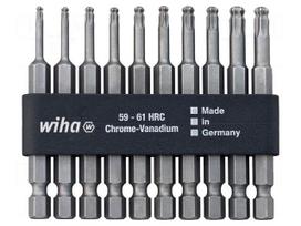 Tools set: screwdriver bits | spherical,Torx® | Holder: E6,3mm
