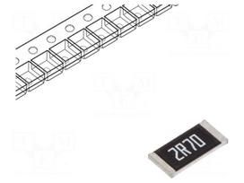 Resistor: thick film | SMD | 2512 | 2.7Ω | 1.5W | ±1% | 500V | -55÷155°C