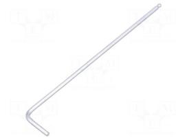 Wrench: hex key | spherical | HEX 2mm | L: 102mm | alloy steel | long