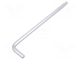 Wrench: hex key | spherical | HEX 7mm | L: 197mm | alloy steel | long