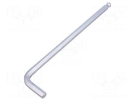 Wrench: hex key | spherical | HEX 8mm | L: 208mm | alloy steel | long