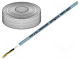 Wire: data transmission | 5x0.14mm2 | PUR | grey | stranded | Cu | 4.5mm