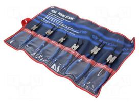 Tools set: pliers | case | for circlip | 6pcs.