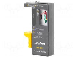 Tester: battery | 110x60x25mm | Features: low battery indicator