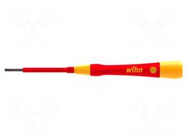 Screwdriver: insulated | precision | slot | SL 3 | Blade length: 65mm