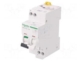 RCBO breaker | Inom: 6A | Ires: 30mA | Max surge current: 250A | IP20