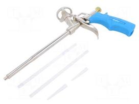 Foam mounting gun | metal | Features: swivel head