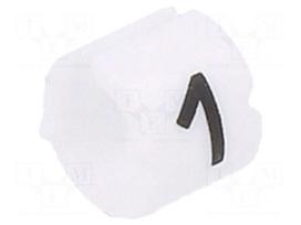 Markers | Marking: 1 | 2.6÷3.5mm | PVC | white | -40÷106°C | push-in