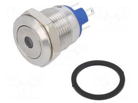 Switch: vandal resistant | Pos: 2 | SPST-NO | 2A/36VDC | IP65 | OFF-(ON)