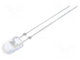 LED | yellow | oval | 5.1x4.3mm | 14400÷18000mcd | 100/40° | 1.8÷2.6VDC