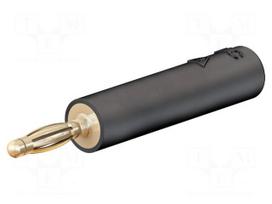 Laboratory connector: 2mm banana | adapter | 10A | 30VAC | 60VDC | 36mm