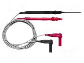 Test lead: kit | probe tip x2,angular banana plug 4mm x2 | PVC