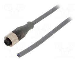 Cable: for sensors/automation | PIN: 3 | M12 female | straight | 3m