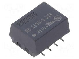 Converter: DC/DC | 0.25W | Uin: 2.97÷3.63VDC | Uout: 24VDC | SMT | R0.25S