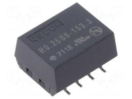 Converter: DC/DC | 0.25W | Uin: 13.5÷16.5VDC | Uout: 3.3VDC | Iout: 76mA