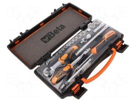 Wrench-set | 12-angles,socket spanner | 1/4" | 19pcs.