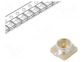Connector: U.FL (IPX/AMC) | 50Ω | SMT | socket | male | cut from reel