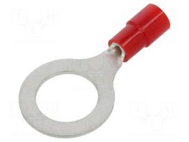 Tip: ring | M10 | Ø: 10.4mm | 0.3÷1.65mm2 | crimped | for cable | tinned