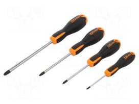 Screwdriver: universal-set | clutch,Pozidriv® | PZ0,PZ1,PZ2,PZ3