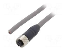Cable: for sensors/automation | PIN: 8 | M12 female | straight | 5m