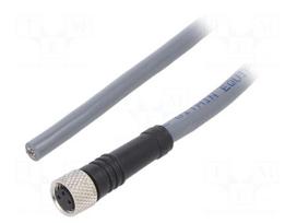 Cable: for sensors/automation | PIN: 3 | M8 female | straight | 3m