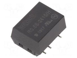 Converter: DC/DC | 0.5W | Uin: 21.6÷26.4VDC | Uout: 15VDC | Iout: 33mA