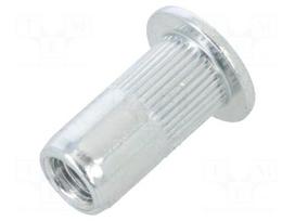 Rivet nut | M3 | steel | Ømount.hole: 5mm | L: 11mm | 20pcs.