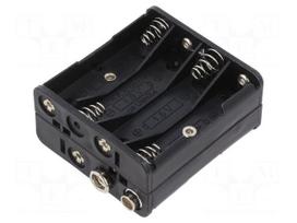 Holder | AAA,R3 | Batt.no: 8 | 6F22 type | black