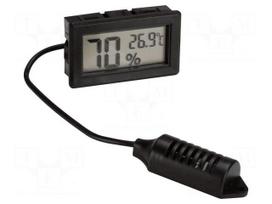 Meter: thermo-hygrometer | digital | on panel | LCD | Temp: -50÷70°C