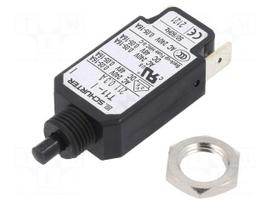 Circuit breaker | Urated: 240VAC | 48VDC | 0.3A | SPST | Poles: 1 | screw