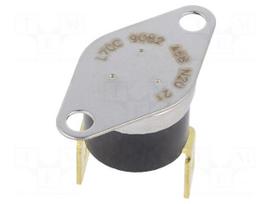 Sensor: thermostat | NC | 70°C | 10A | 240VAC | connectors 6,4mm | ±5°C