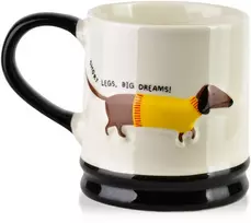 Affek Design DOXIE Puodelis 320ml 8x12,3x9,2cm jamnik