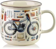 Affek Design NORMAN puodelis 450 ml 9,6 x 13 x 9,3 cm motociklas