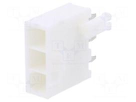 Connector: wire-board | socket | male | PIN: 3 | Mini-Fit Jr | straight