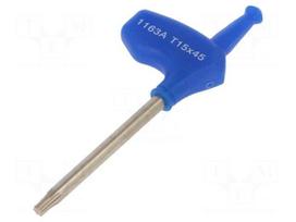Wrench: Torx® | TX15 | Overall len: 84mm | Working part len: 45mm